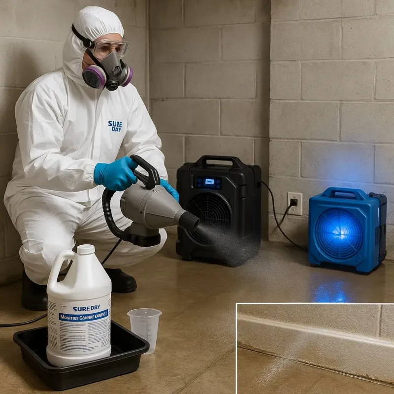 Sanitization and Odor Removal process in Brookhaven, MS